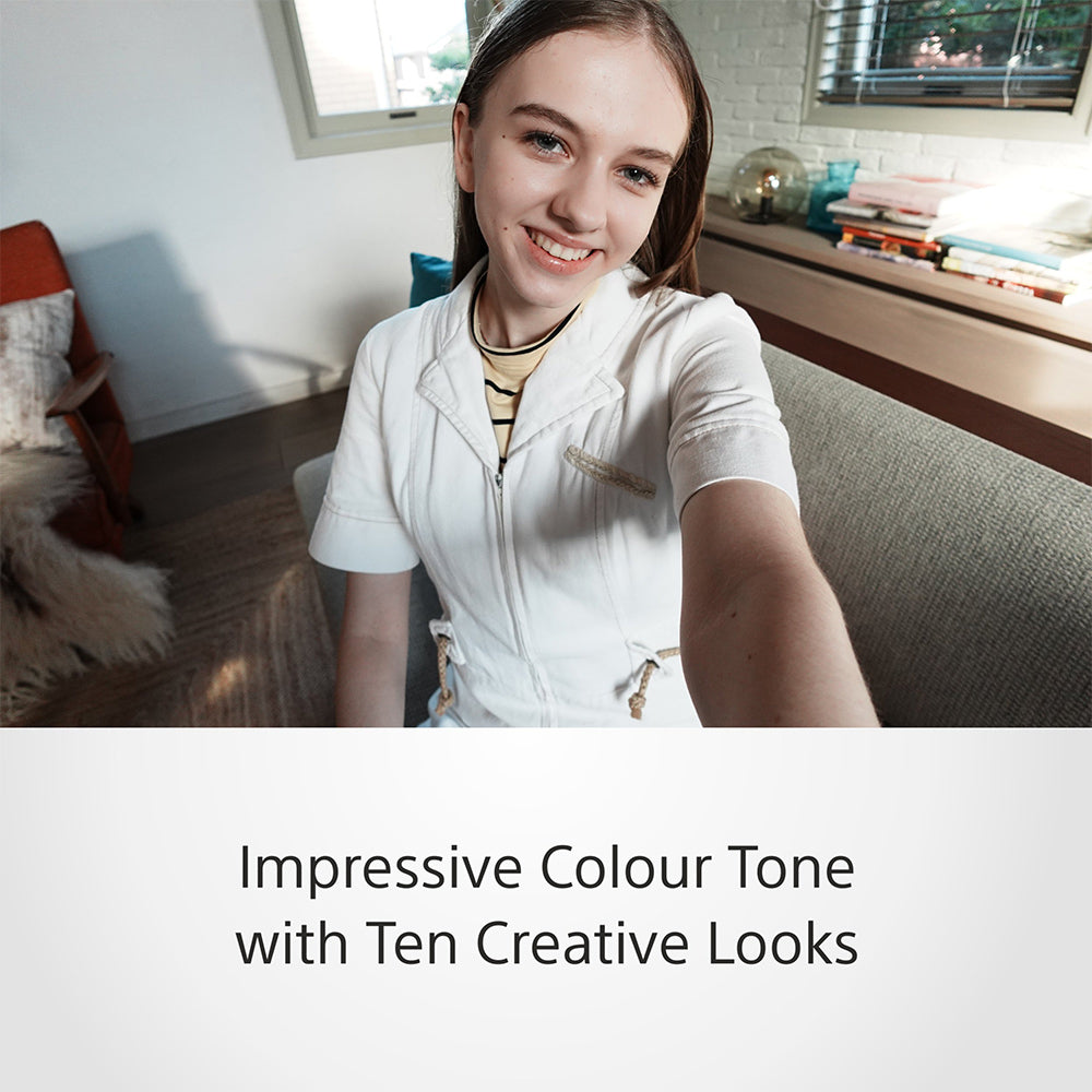 Sony ZV-1F Vlog Camera for Content Creators and Vloggers with Ultra-wide 20mm Prime Lens | Soft Skin Feature | Bokeh | Creative Look | Active Mode Stabilisation