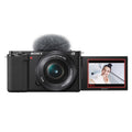 Sony Camera ZV-E10L E-Mount APS-C Camera | 24.2 MP Vlog  Mirrorless Camera with 16 - 50 mm lens, 11 FPS, 4K/24p