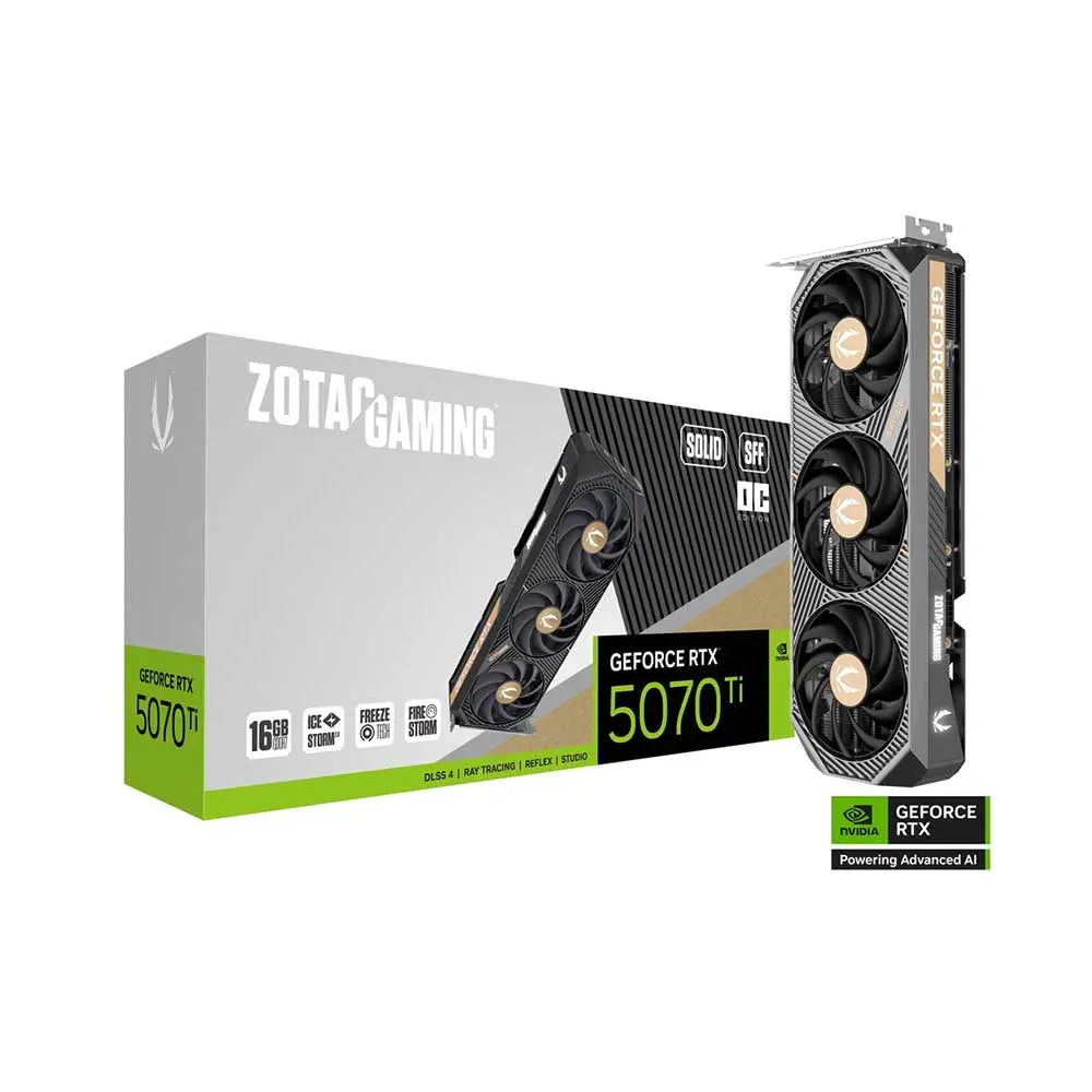 ZOTAC Gaming RTX 5070 Ti Solid SFF OC 16GB Nvidia Graphic Card