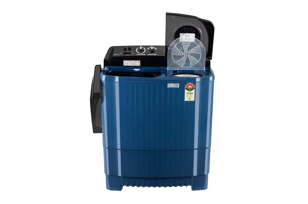LG 8Kg Semi Automatic Top Load Washing Machine, Roller Jet Pulsator + Soak, Dark Blue P8015SBAZ