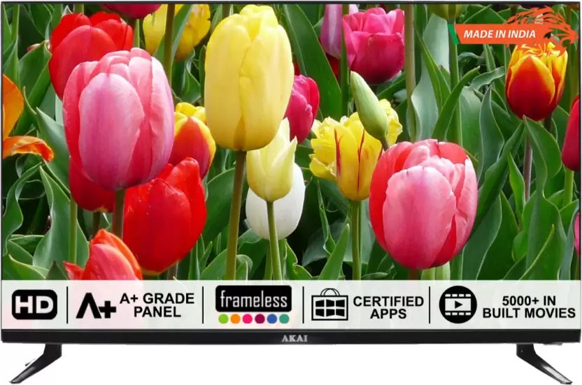 Akai AKLT32S-FL1Y9W 80 cm (32 Inch) HD Ready Smart LED TV