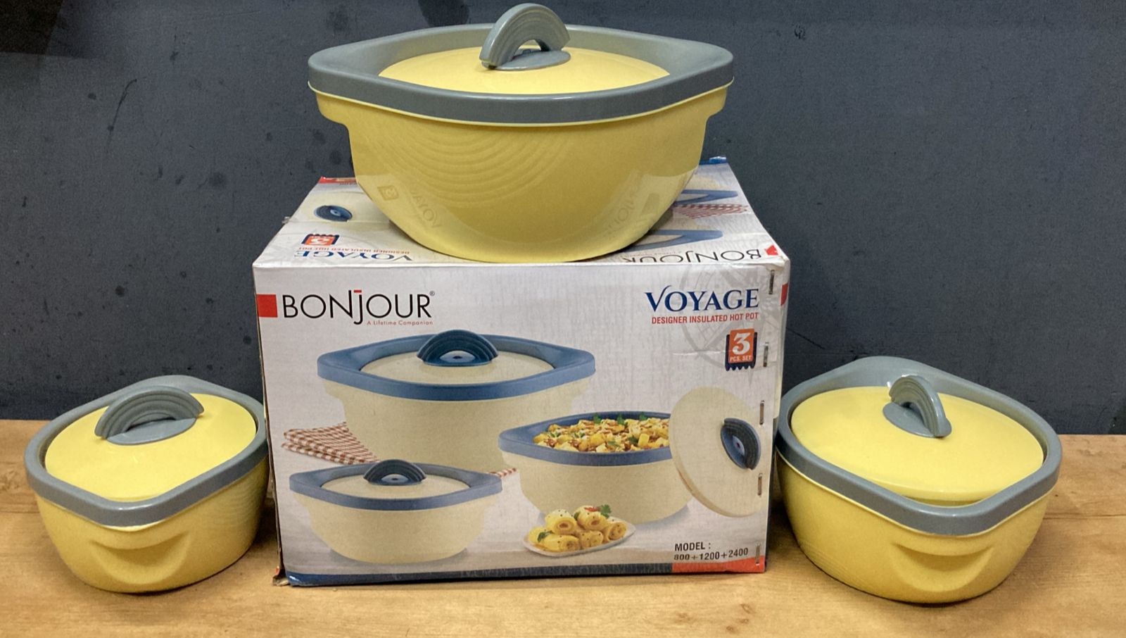 Bonjour Voyage Set of 3 Kitchen Storage & Containers