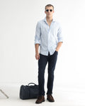 Rare Rabbit Men's Anket Blue Cotton Plain Hawk Slim Fit Jeans