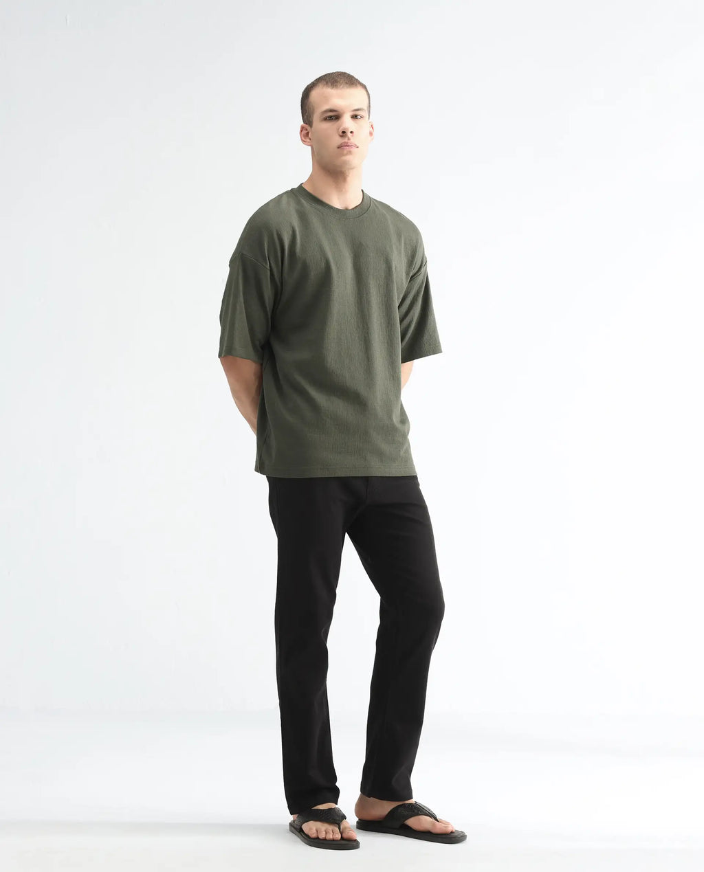 Rare Rabbit Men's Belarus Black Cotton Plain Hawk Slim Fit Jeans