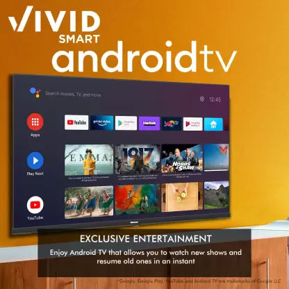 Hisense A4G 32 inch Black HD Ready LED Android Smart TV, 32A4G