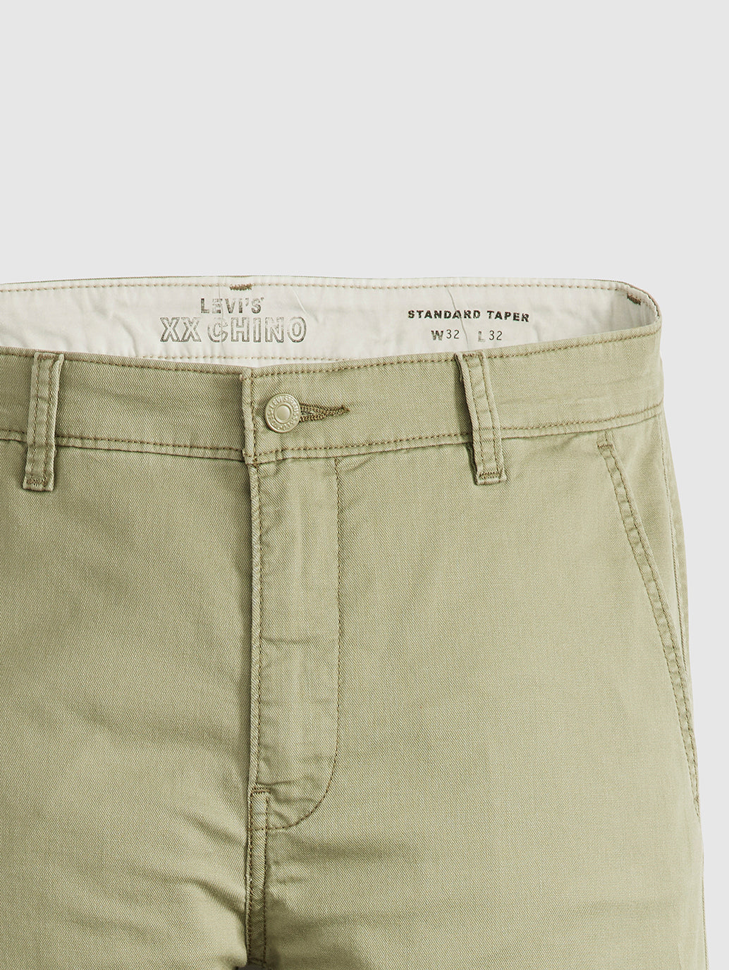 Men's Green Regular Fit Chinos