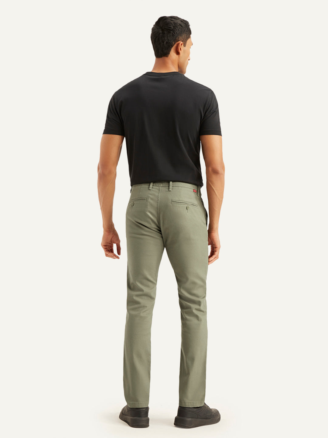 Men's Olive Slim Fit Chinos