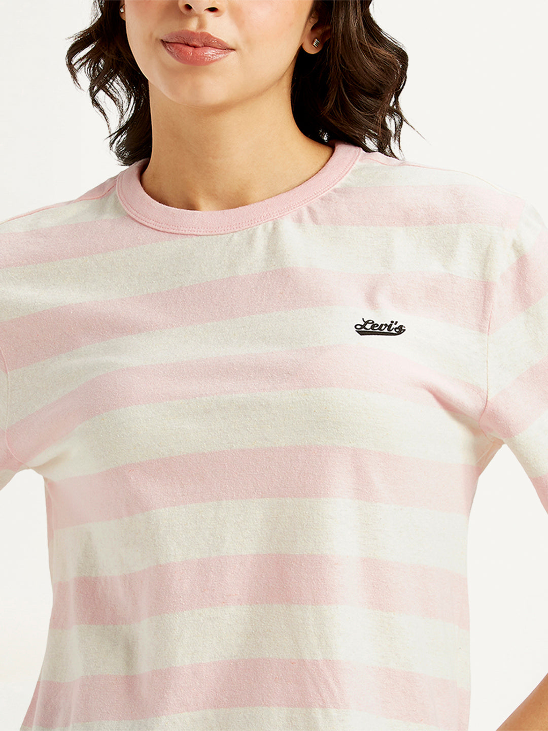 Women's Striped Relaxed Fit T-Shirt