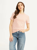 Women's Textured Slim Fit T-Shirt