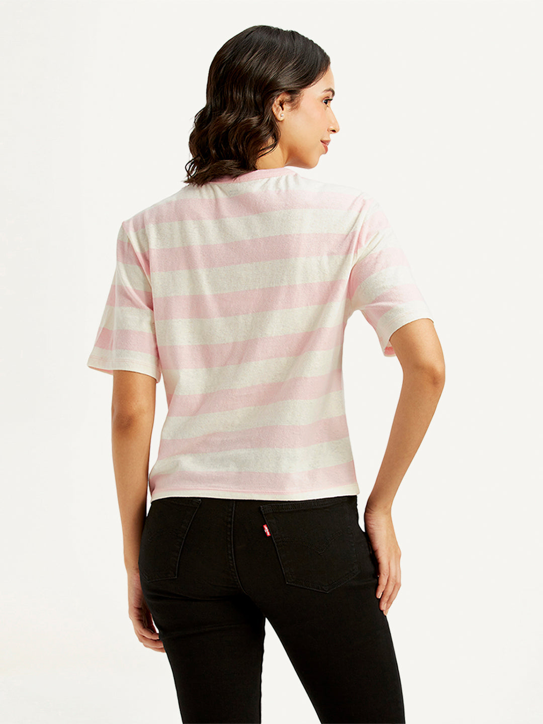 Women's Striped Relaxed Fit T-Shirt