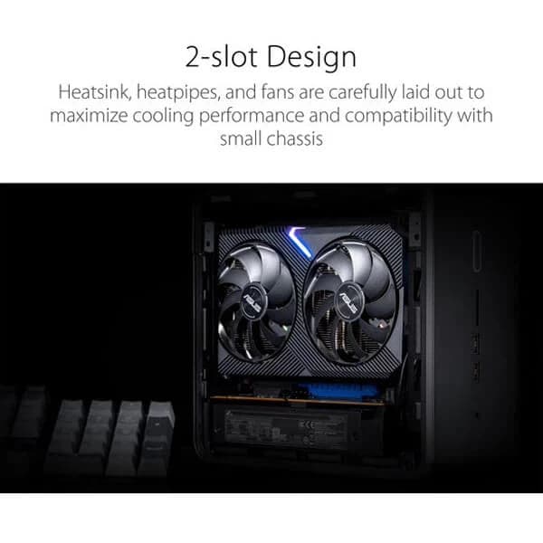 ASUS Dual GeForce RTX 3060 Dual OC V2 LHR 12GB Nvidia Graphic Card