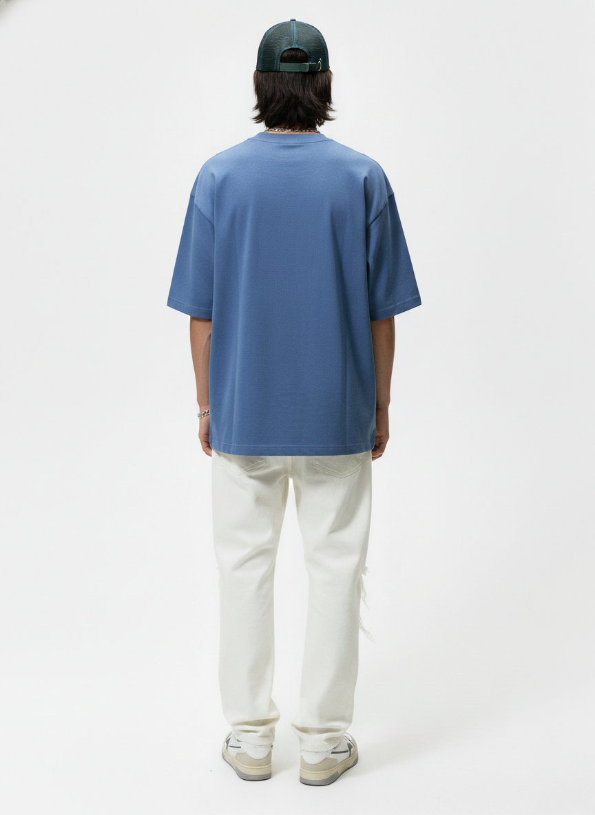 Men Oversized Cotton Printed T-Shirt