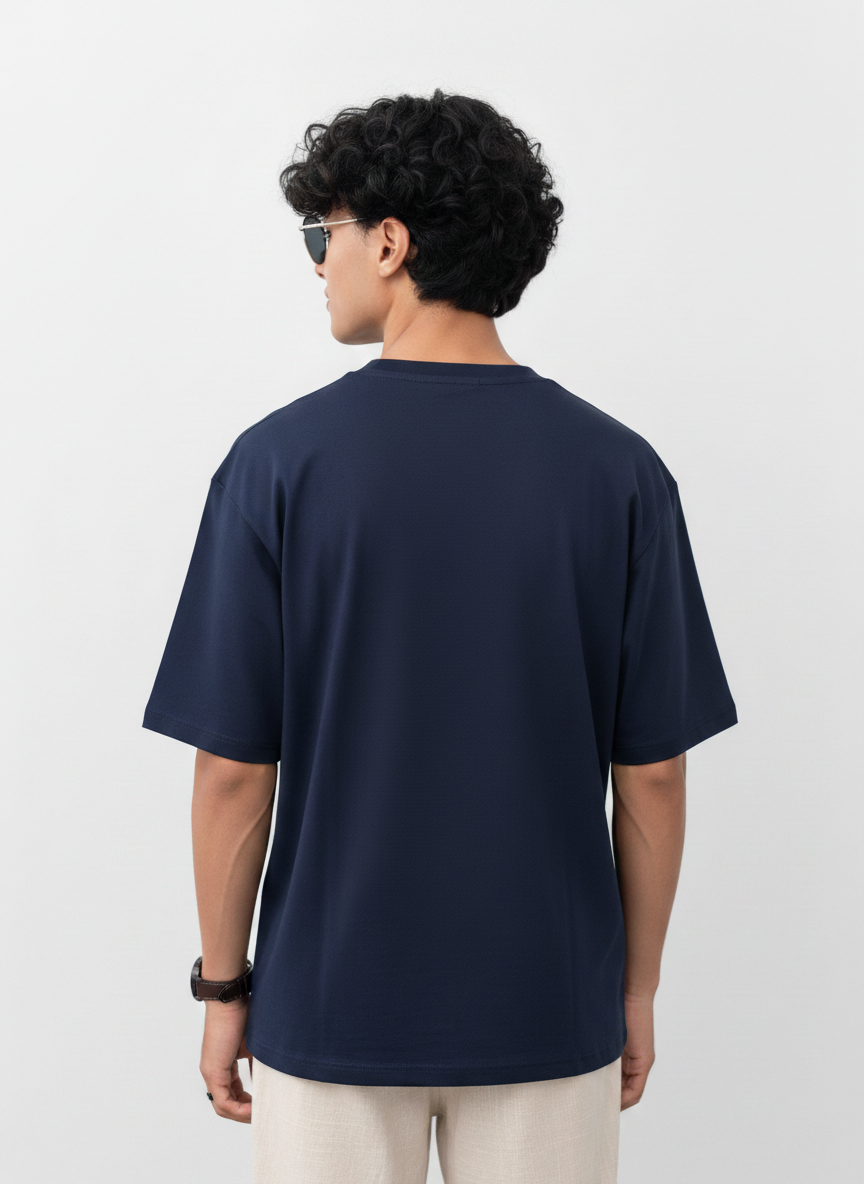 Men Oversized Cotton Printed T-Shirt