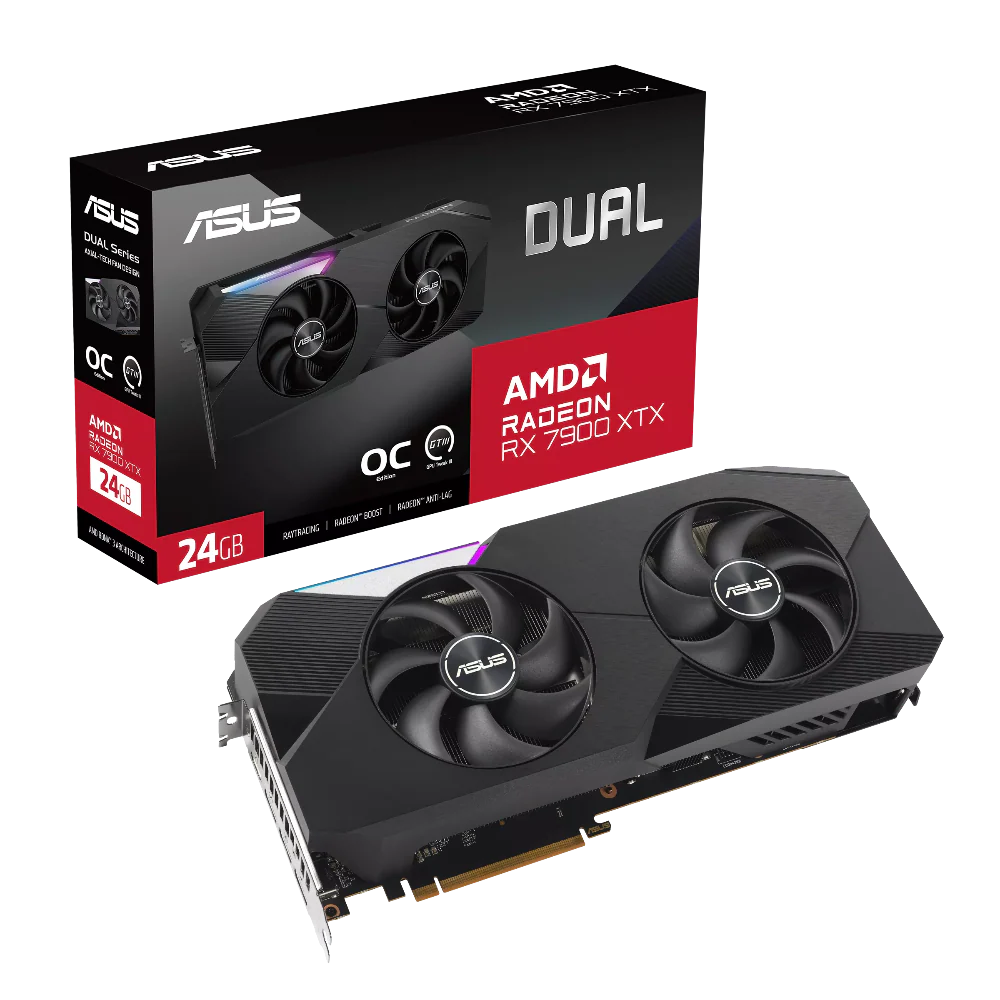 ASUS Dual Radeon RX 7900XTX OC 24GB AMD Graphic Card
