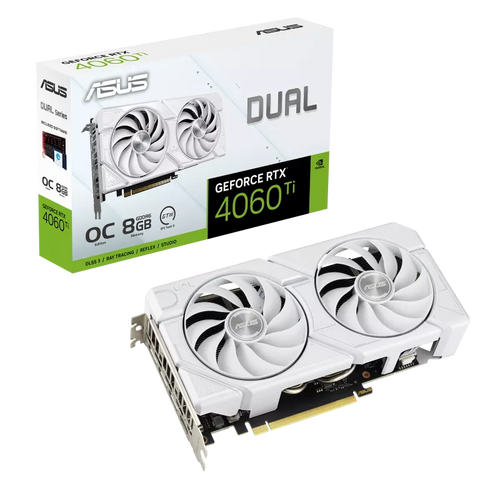 ASUS Dual GeForce RTX 4060 Ti EVO 8GB OC White Graphic Card