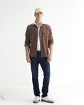 Rare Rabbit Men's Gaza Blue Cotton Plain Hawk Slim Fit Jeans