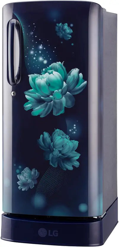 LG 185 L Direct Cool Single Door 3 Star Refrigerator (Blue Charm, GL-D201ABCD)