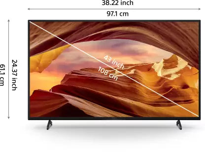 SONY Bravia X75L 108 cm (43 inch) Ultra HD (4K) LED Smart Google TV (KD-43X75L)