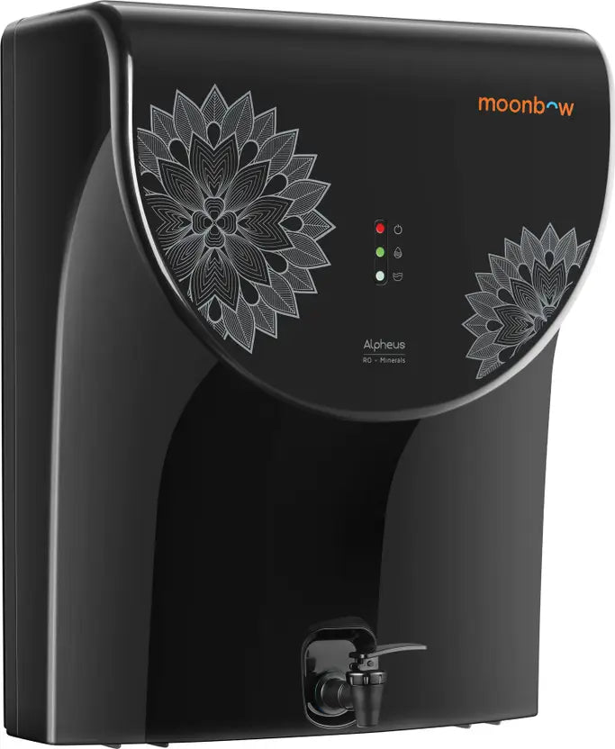 Moonbow Alpheus with mineralizer 7 L  Water Purifier UV+UF (Black)