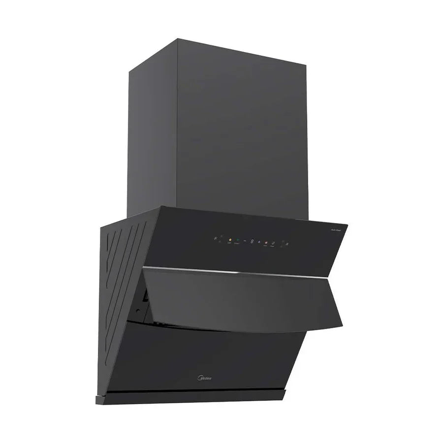Midea Kitchen Chimney with 1800 m3/hr air suction, Slant, BLDC Motor, 60 CM with WiFi, Intelli Auto Clean, Multi Speed Control, MH60J63ET25BF