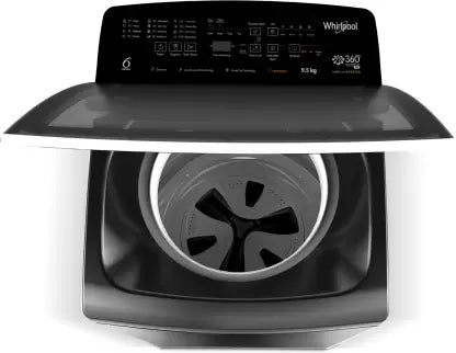 Whirlpool 9.5 kg 5 Star,With Hard water wash Fully Automatic Top Load Washing Machine with In-built Heater Grey( Scratch & Dent )