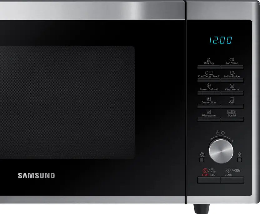 Samsung 32L, Slim Fry, Convection Microwave Oven with Tandoor and Curd making(MC32A7035CT/TL, Stainless Steel)