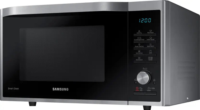 Samsung 32L, Slim Fry, Convection Microwave Oven with Tandoor and Curd making(MC32A7035CT/TL, Stainless Steel)