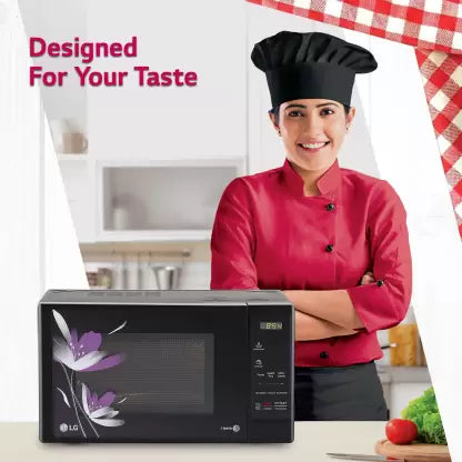 LG 28 L Convection Microwave Oven (MC2846BV, Black, Health Plus Menu, Indian Cuisine, Tandoor Se, Steam Clean & Stainless Steel Cavity)