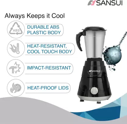 Sansui Pro 500 W Juicer Mixer Grinder