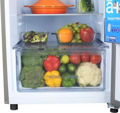 Haier 240 L, 2 Star, Frost Free Double Door Refrigerator (HEF-252EGS-P, Moon Silver)