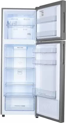 Haier 240 L, 2 Star, Frost Free Double Door Refrigerator (HEF-252EGS-P, Moon Silver)