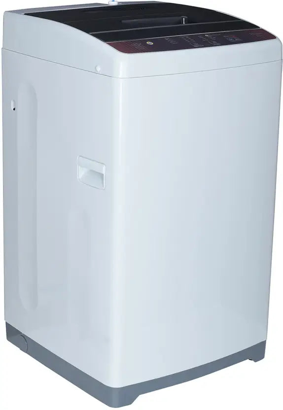 Haier 8 Kg 5 Star Fully Automatic Top Load Washing Machine with Oceanus Wave Drum, Magic Filter, 8 Wash Programs (HWM80-AE, Titanium Grey, Stainless Steel Drum, 15 Mins Quick Wash)