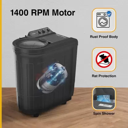 Whirlpool 7.0 Kg 5 Star MAGIC CLEAN Semi-Automatic Top Loading Washing Machine (MAGIC CLEAN RYL SRS 7.0 GREY DAZZLE (5YR)