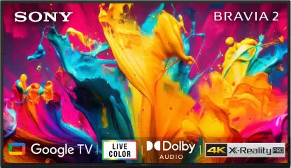 SONY Bravia 2 125.7 cm (50 inch) Ultra HD (4K) LED Smart Google TV 2024 Edition (K-50S20)