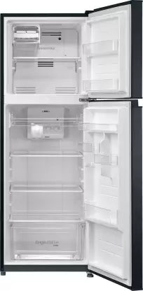 TOSHIBA 233 L Frost Free Double Door 2 Star Convertible Refrigerator with Real Inverter, Pure Bio Deodorizer  (Gem Blue, GR-RT338WE-PMI(52))