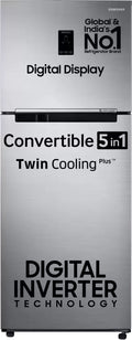 SAMSUNG 363 L Frost Free Double Door 2 Star Refrigerator with Digital Inverter, Convertible 5-in-1 and Display