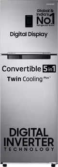 SAMSUNG 322 L Frost Free Double Door 3 Star Convertible Refrigerator with Digital Inverter, Convertible 5-in-1 and Display (Touched Up)