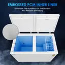 Haier 515 L Double Door Standard Deep Freezer  (White, HFC-550CM5)
