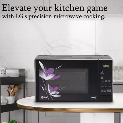 LG 28 L Convection Microwave Oven (MC2846BV, Black, Health Plus Menu, Indian Cuisine, Tandoor Se, Steam Clean & Stainless Steel Cavity)