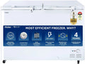 Haier 383 L Double Door Standard Deep Freezer  (White, HFC-400DM5, 5 Star)