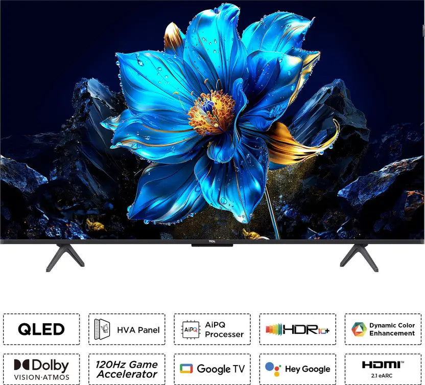TCL P7K 189 cm (75 inch) QLED Ultra HD (4K) Smart Google TV (75P7K)