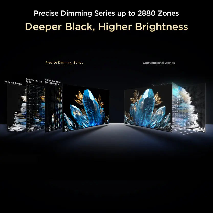 TCL 85C8K Television 85 Inch Smart TV 4K QD-Mini LED Colorful Quantum Crystal HDR 5000nits Gaming Google TV, 144Hz Native Refresh Rate, Audio by Bang & Olufsen, IMAX Enhanced, Game Master (2025 Model)