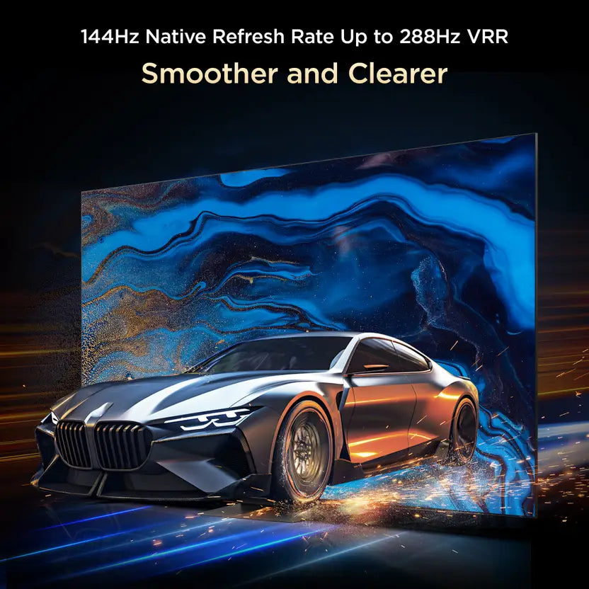 TCL 75C8K Television 75 Inch Smart TV 4K QD-Mini LED Colorful Quantum Crystal HDR 4500nits Gaming Google TV, 144Hz Native Refresh Rate, Audio by Bang & Olufsen, IMAX Enhanced, Game Master (2025 Model)