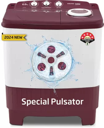 Voltas beko, A Tata Product 6 kg 5 Star Semi-Automatic Top Load Washing Machine (WTT60UNX)