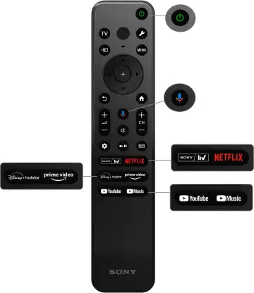 SONY Bravia 2 125.7 cm (50 inch) Ultra HD (4K) LED Smart Google TV 2024 Edition (K-50S20)