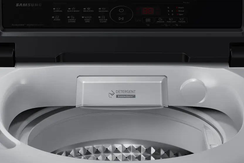 Samsung 7 kg 5 star, Ecobubble, Digital Inverter, Fully Automatic Top Load Washing Machine Grey (WA70BG4441YYTL)