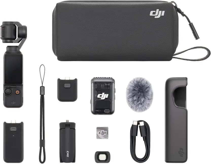 dji OSMO Osmo Pocket 3 Creator Combo Sports and Action Camera  (Black, 64 MP)
