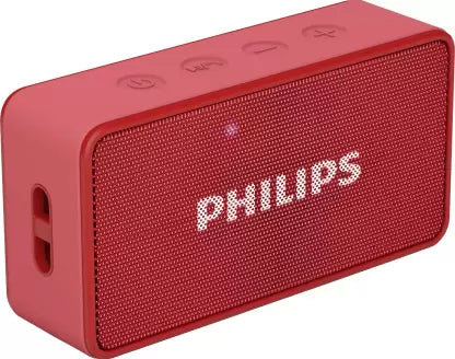PHILIPS BT64 3 W Portable Bluetooth Speaker  (Red, Mono Channel)