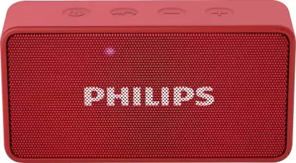PHILIPS BT64 3 W Portable Bluetooth Speaker  (Red, Mono Channel)