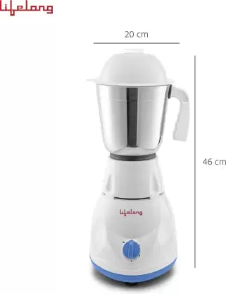 Lifelong Power Pro - LLMG20 500 W Mixer Grinder (3 Jars, Blue)
